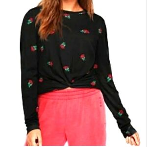 Victorias Secret Pink Twist Front Top Med